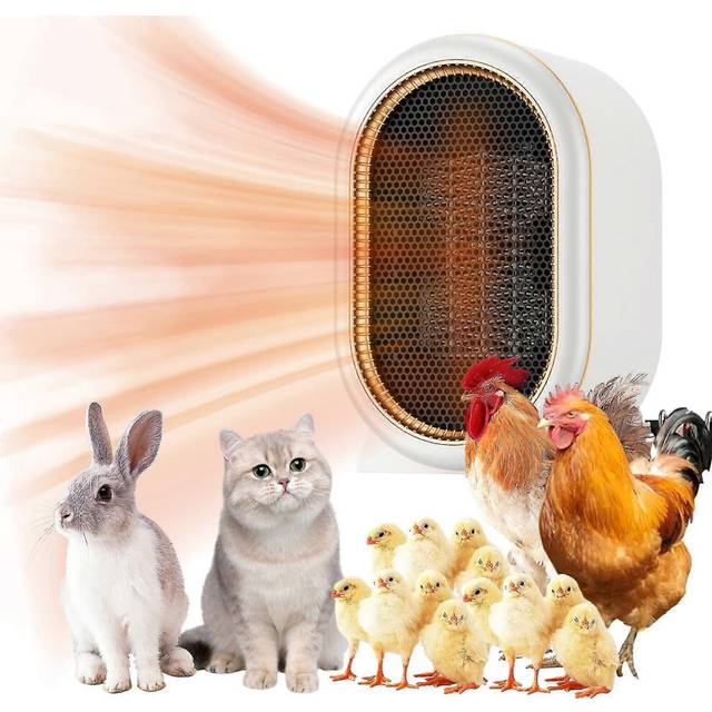 (White, One size) Dog House Heater, Electric Pet Heaters for Winter