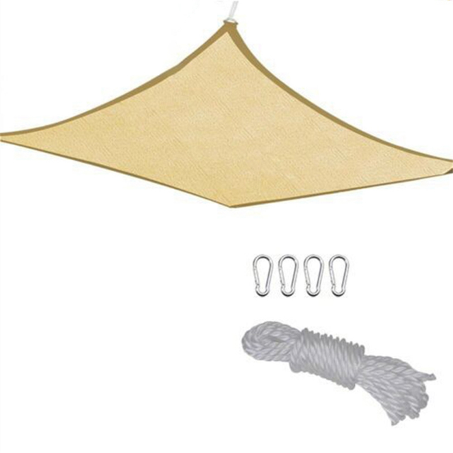 2x3 Meter Rectangular Square Shade Sail Outdoor Window Breathable Extra Large