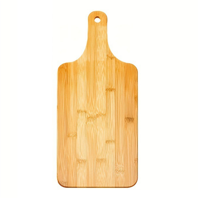 Bamboo Cutting Board with Handle Wooden Serving B