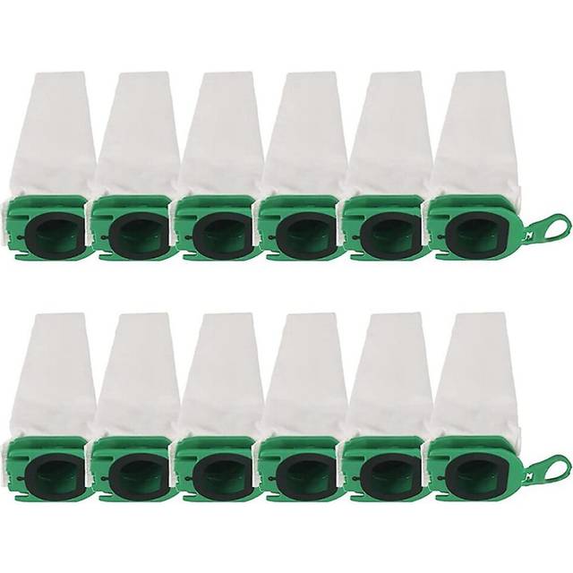 12 Pcs Replacement Bags Vacuum Bags for Vorwerk Kobold VB100 VB 100 FP100 100 Vacuum Cleaner Replace Bags