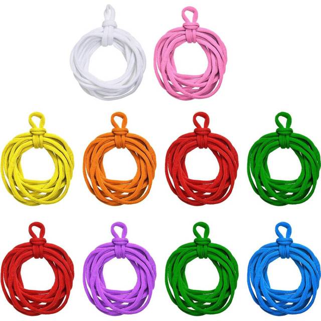 96 Pieces Loom Potholder Weaving Loom Weaving Craft with Multiple Colors for Supplies