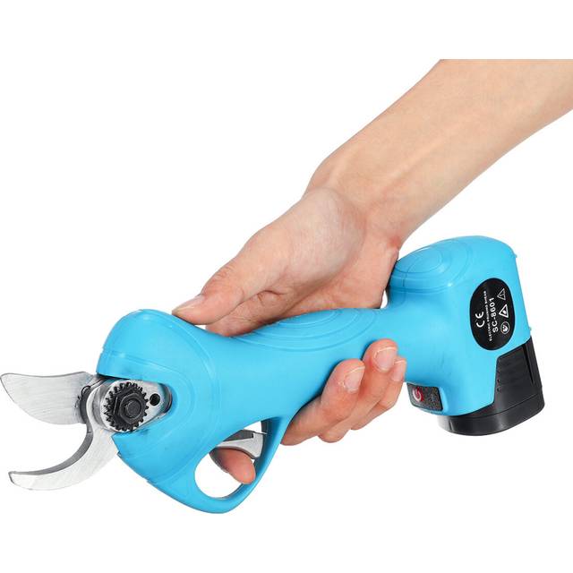16.8V Cordless Electric Secateur Branch Cutter Pruner Pruning Shears W/ 2Pcs Li-ion Battery