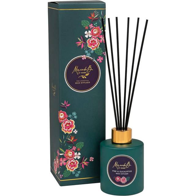 Serenity Garden Reed Diffuser with Pine & Eucalyptus Scent | 150ml Home Fragrance Reed Diffuser Set | Aroma Gift