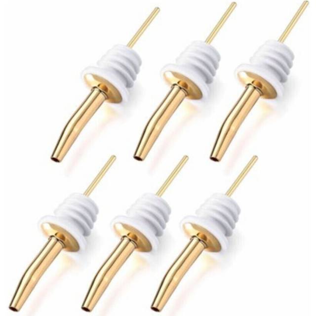 Gold Plated Wine Bottle Pour Spout Stopper Speed Pourer Bar Wine Accessories