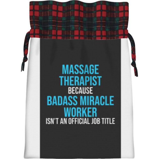 (Funny Massage Therapist-2536) Christmas Ornaments Ceramic Charm with Hook Crystal Handmade Xmas Tree Decorations KeepsakeÂStocking Stuffer