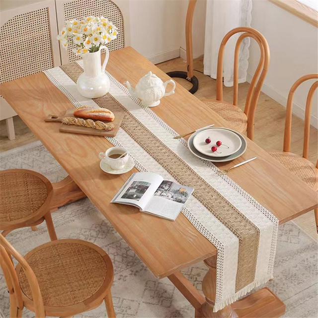 Nordic Ins Table Runner Home Decor Farmhouse Macrame