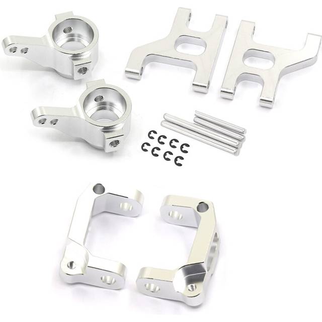 Metal Steering Cup C Hub Carrier Arm Set for 1/10 RC Crawler Car,2