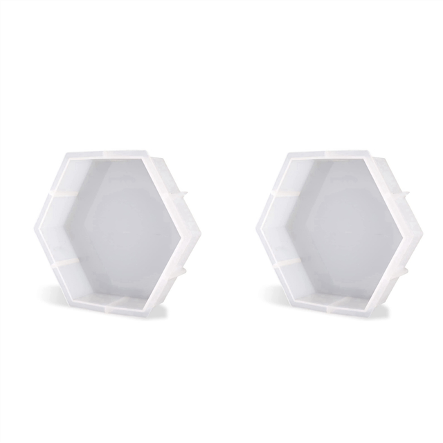 2X Large Silicone Molds for Resin, Resin Molds, 9 Inch Upgraded Hexagon Flowers Preservation
