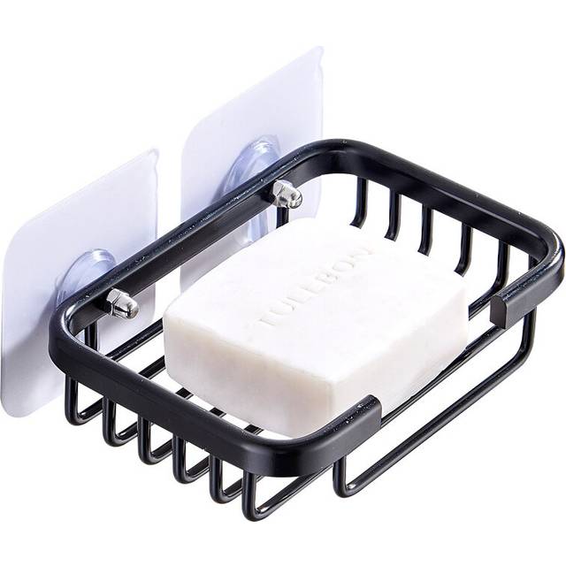 Wall Mounted Box Soapbox Soap Dish Tray Storage Holder