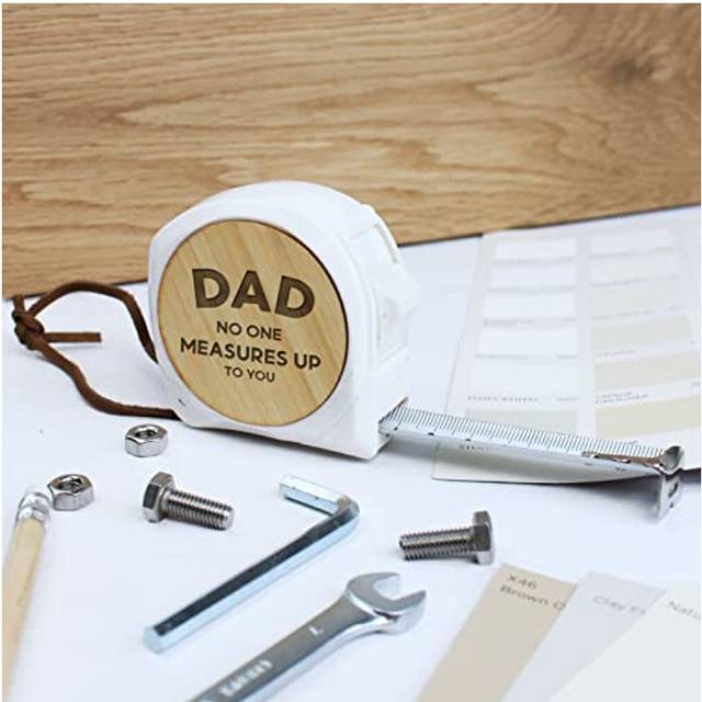 Tape Measure for Dad, No One Measures Up To You, Engraved DIY Tools, Father's Day, Birthday Gift for Him, 5 Metres