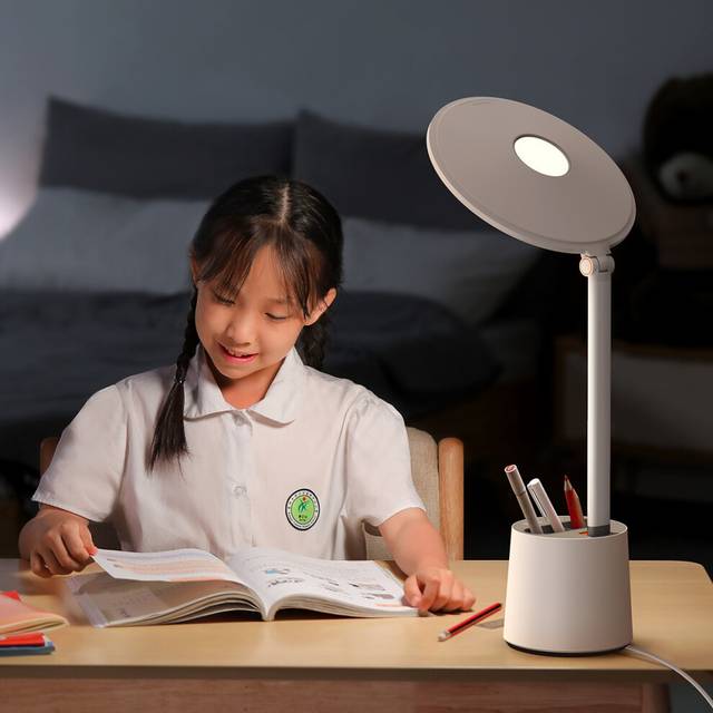 Reading Light Full Spectrum Dual Light Source AAA Smart Touch Reading and Writing Desk Lamp