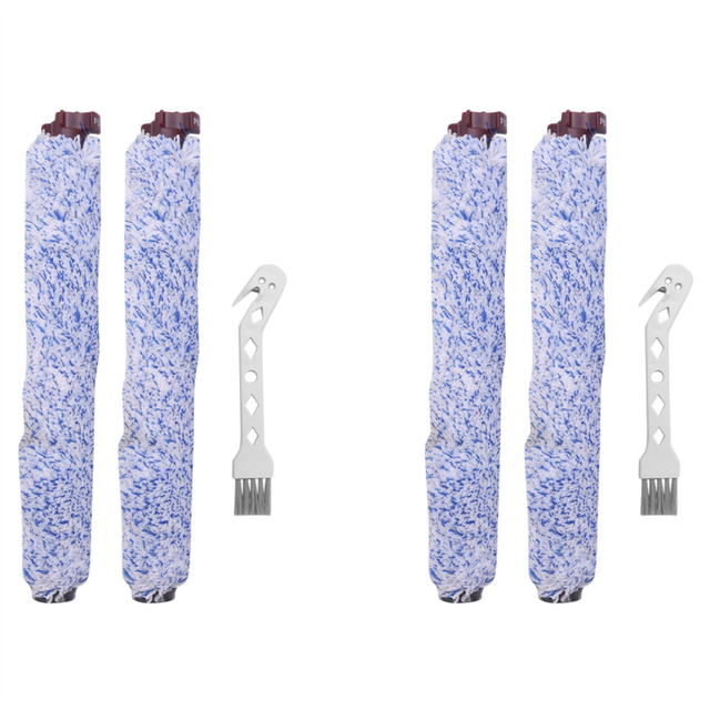 4 Pack Wood Floor Brush Rolls 1926 Replacement for Crosswave Vacuum Cleaner, Compare to Part 1608022&160-8022
