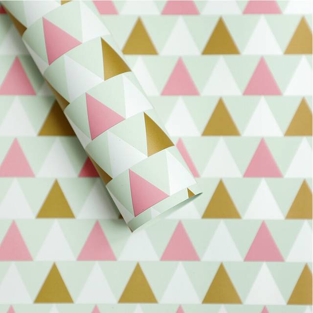 (Wish you a happy birthday-Praise fans) Christmas gift waterproof wrapping paper Christmas apple bouquet flower wrapping paper Christmas gift wrapping
