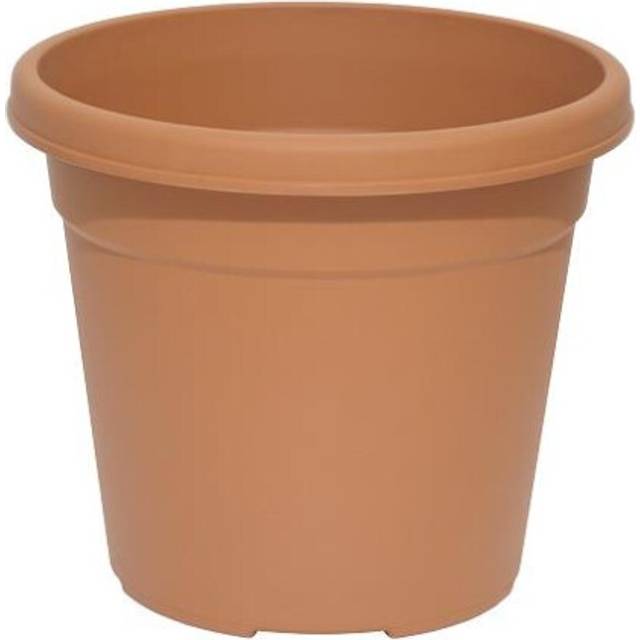 27cm Oasis Flower Pot Terracotta Medium Plastic Planter Indoor Outdoor Use