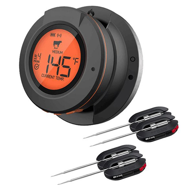 Wireless Digital Bluetooth Oven Grill Meat Thermometer for Food