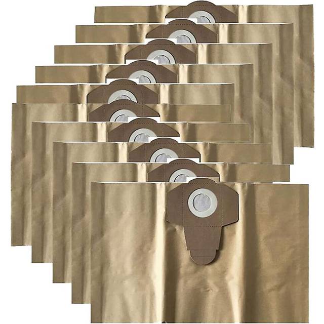 Vacuum Bags 10 Filter Dust Bag for Parkside Wet and Dry Vacuum Cleaners PNTS 1250 PNTS 1250/9 PNTS