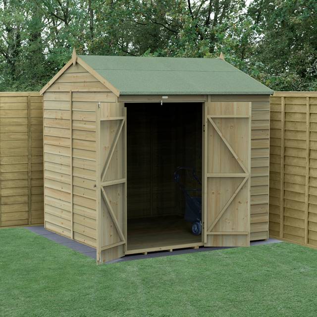 4LIFE Reverse Apex Shed 7x7 - Installation Included / Without Base / 0