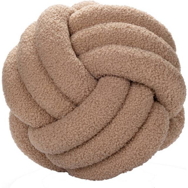 (Khaki) Knot Pillow Ball Round Throw Pillows Home Decor Cushion Decorative Aesthetic Throw Pillows