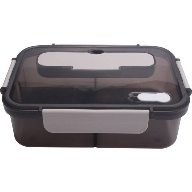 Lunch Box, 1500Ml Bento Box, Food Container with 3 Compartments and Cutlery Set,Microwave and Meal Prep Containers