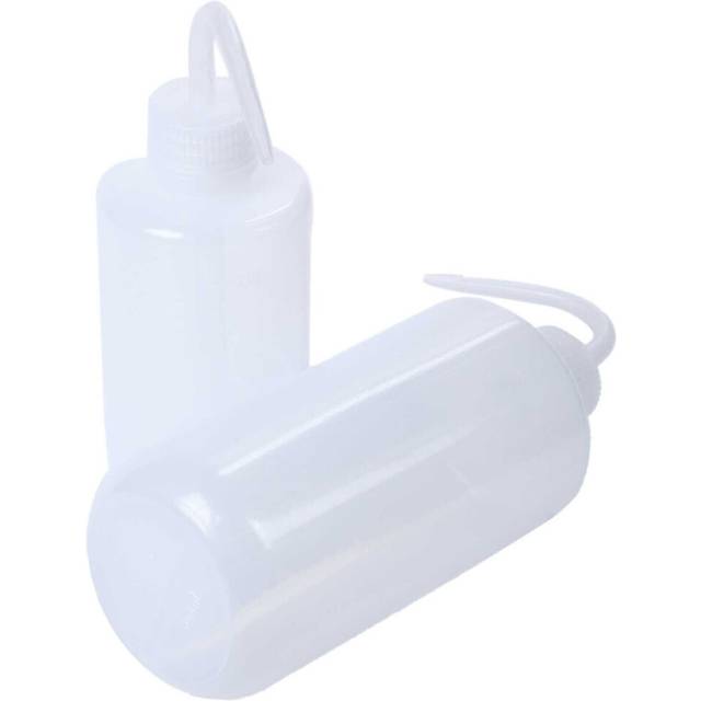 Pack of 2 Plant Flower Succulent Plastic Curved Squeezing Watering Cans - 250ml and 500ml