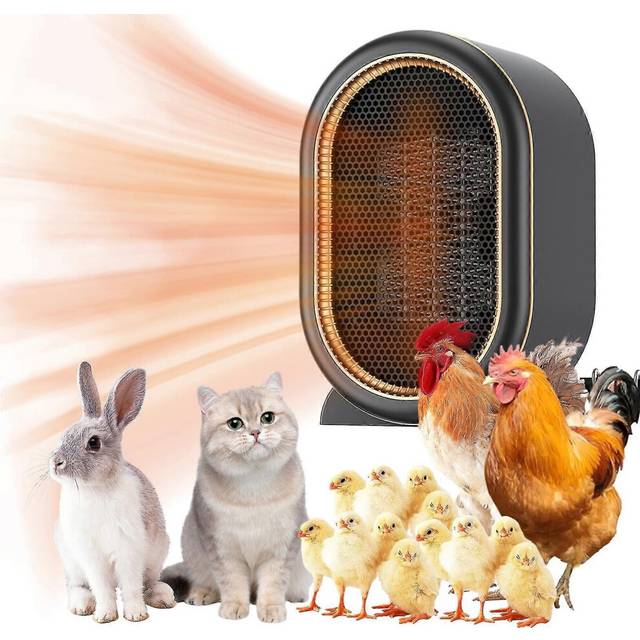 (Black, One size) Dog House Heater, Electric Pet Heaters for Winter