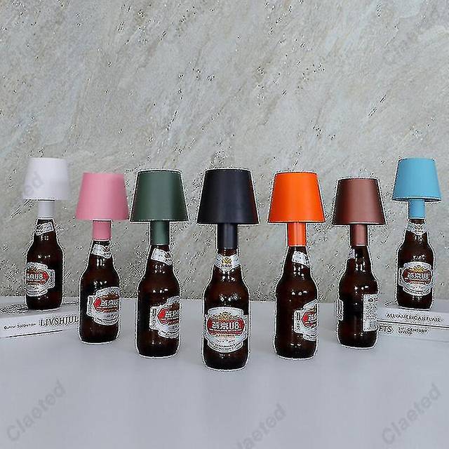 (Orange) Led Wine Bottle Lamp Head Table Lamp Removable And Removable Portable Charging Decoration For Bar Cafe Atmosphere Night Light [reduced!!! 30o