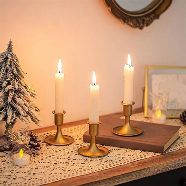 G-Candlestick Holders Taper Candle for Table Centerpiece