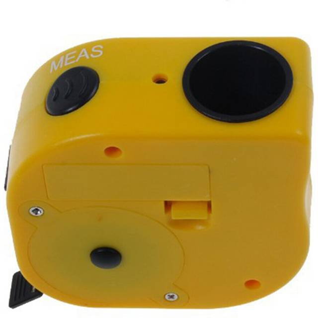 (yellow) 18m Handheld Ultrasonic Distance Meter CP3001