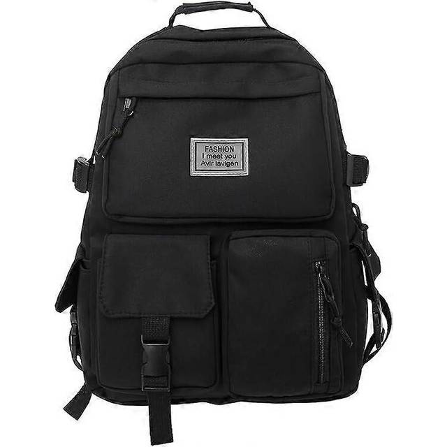 (Colour, One size) School Backpacks for Teen College Rucksack Lightweight Rucksack for Girls Boys High Middle School Daypack Casual Daypacks Cute Back