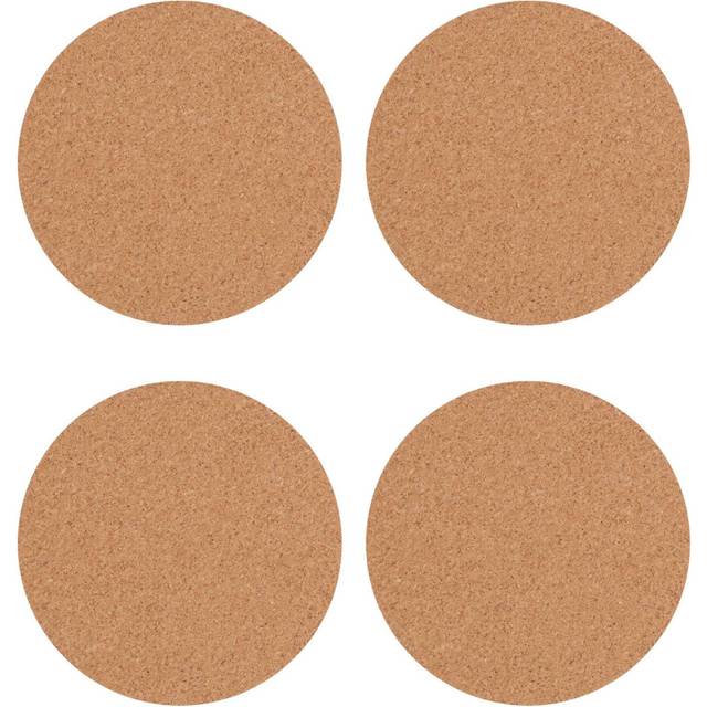 Self-Adhesive Cork Coasters,Cork Mats Backing Sheets for Coasters and DIY Crafts Supplies (80, Round)
