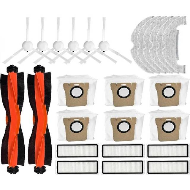 For Robot Vacuum X10 Roller Main Side Brush Hepa Filter Mop Cloths Rag Dust Bag Replacement Spare P