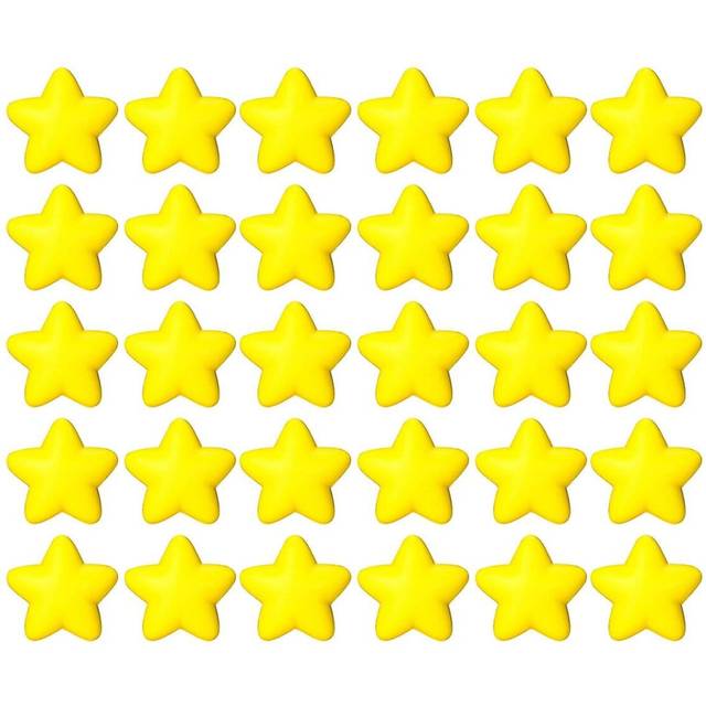 30pcs Star Stress Ball Bulk Stress Relief Balls Mini Foam Stress Ball For School Carnival Reward,st