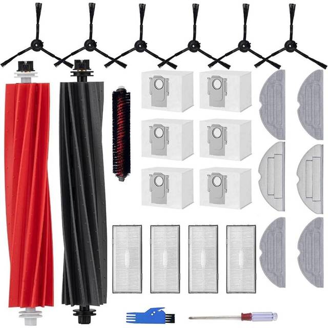 For S8 Pro Ultra Replacement Parts Duo Roller Brush Cleaning Dust Bags Filters Wipes Side
