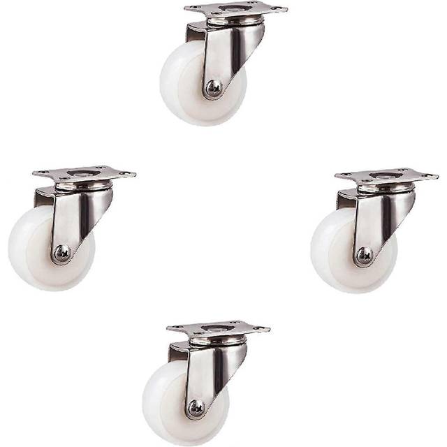 (As show, One size) small swivel casters, replacement rubber wheels , 4pcs 1.5in universal wheel
