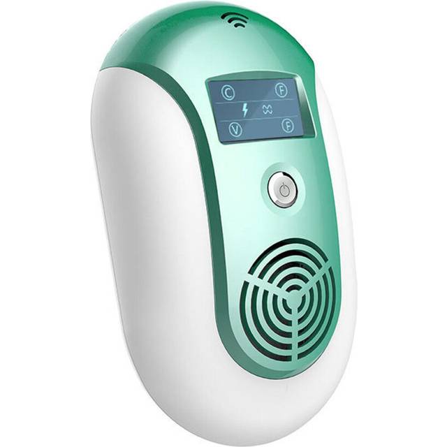 (Blue, EU Plug) Electronic Ultrasonic Pests Repeller Control Bug Mosquito Mouse Cockroach Killer Reject