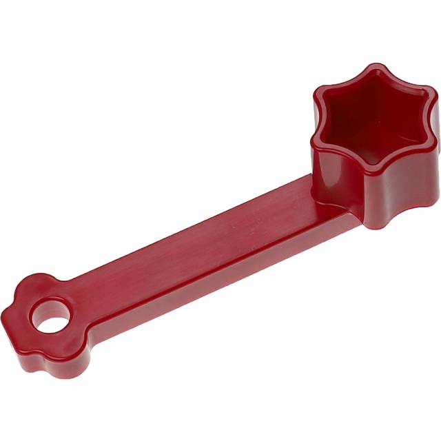 vhbw Dough Dissolver compatible with Vorwerk Thermomix TM5, TM6 Kitchen Machine - Dough Turner Aid, Plastic, Red