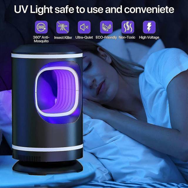 (As show, One size) Insect Killer, 360 Radiation Free Electric Mosquito Killer With Electronic Uv Mosquito Killer And Fly Killer Used In Bedroom Kitch