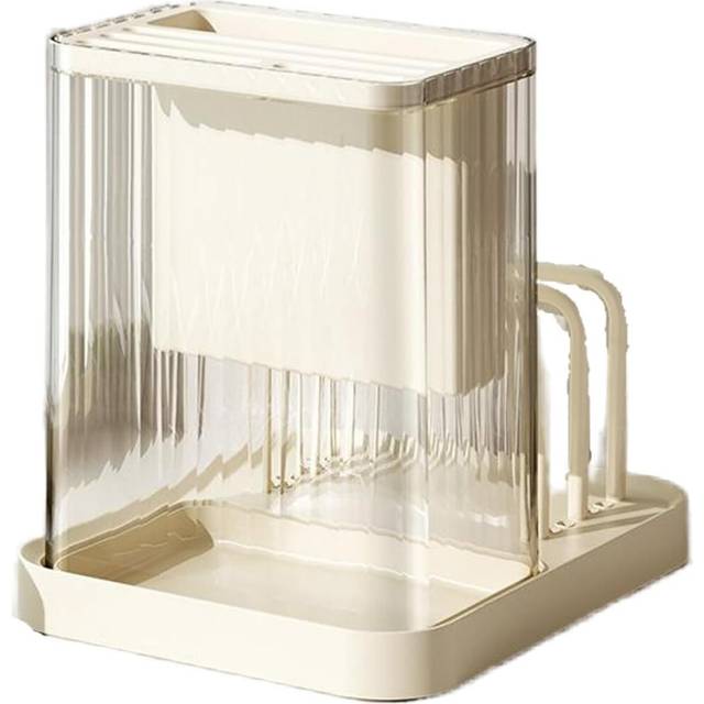 Knife Holder+Utensil Holder,Universal Knife Holder Block,Modern Kitchen Countertop Utensil Organizer,Space-Saving Knife Storage for Countertop