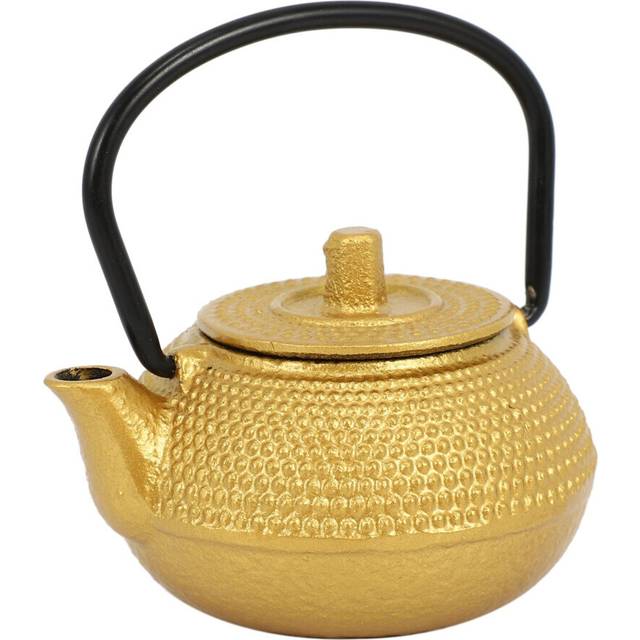 Mini Japanese Style Cast Iron Tea Kettle Tetsubin Small Teapot Tea Pot 50ml, Easy to Carry