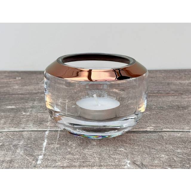 LSA Copper Space Tea Light Holder
