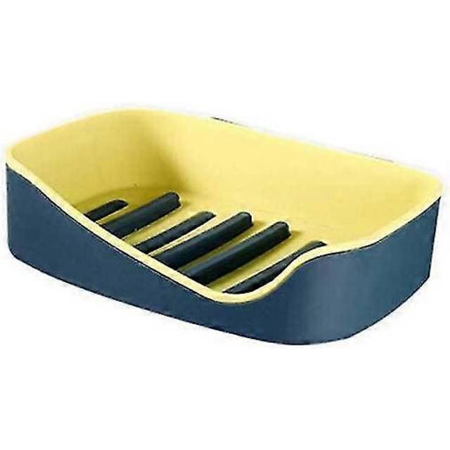 (As show, One size) soap dish holder bathroom wall mounted soap dishes, soap box soap box with drainage soap holder soap container for home travel hol