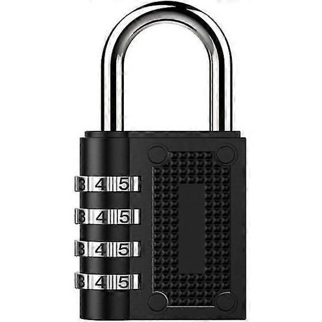 (As show, One size) 1 combination padlock, waterproof padlock with code, 4 digits
