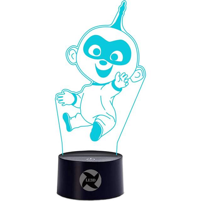 3D Optical Illusion Night Light - 7 LED Color Changing Lamp - Cool Soft Light Safe for Kids - Creates Great Dreams