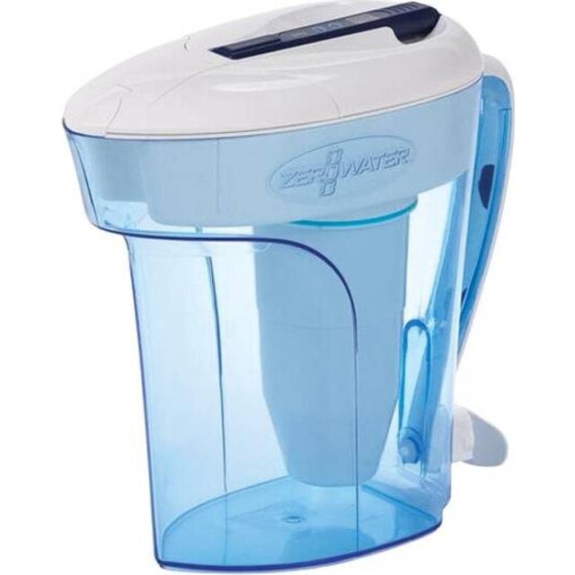 Zerowater  Ready-Pour 96 oz Blue Water Filtration Pitcher