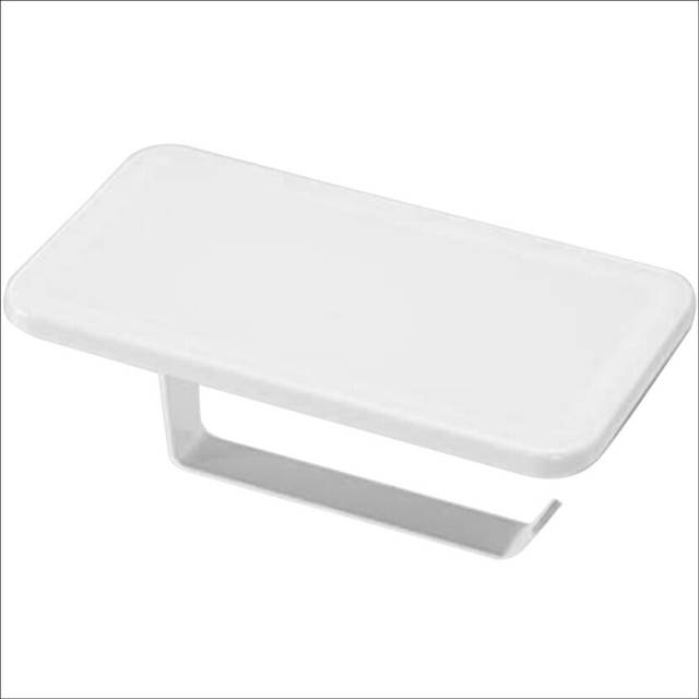 Toilet Paper Holder with Shelf, House Must Have Toilet Paper Roll Holder Self Adhesive & Screw Wall Mount, Tissue Holder