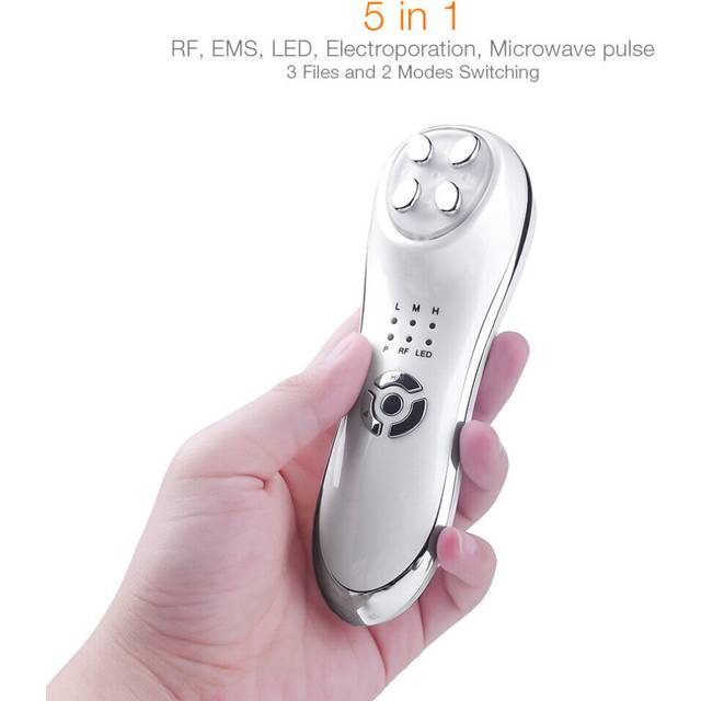 Photon LED Light Therapy Facial Lifting Massager RF Anti Wrinkles Beauty Device