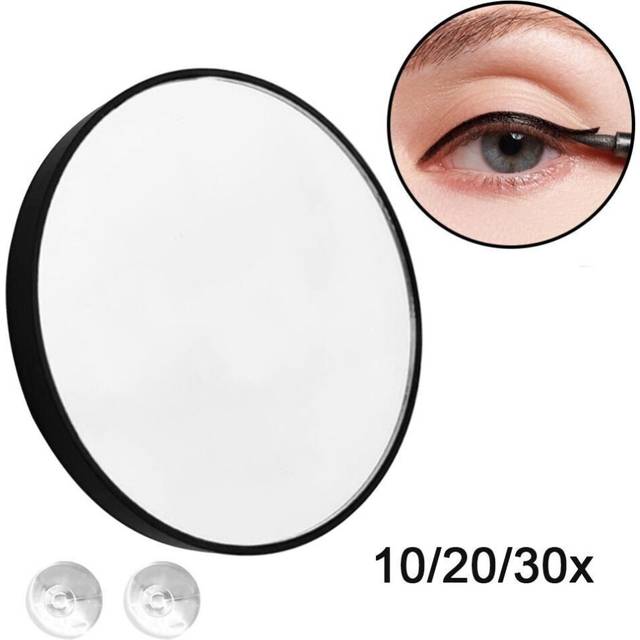 With Two Suction Cups 10/20/30x Magnifying Mirror Cosmetics Mirror Woman-white-30X
