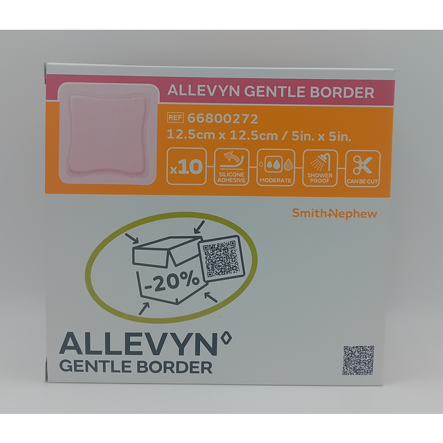 Allevyn Gentle Border 12.5cm x 12.5cm Box of 10