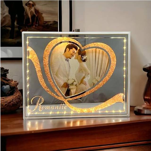 Tabletop Picture Frame, 8x10cm Home and Office Decor - Yellow
