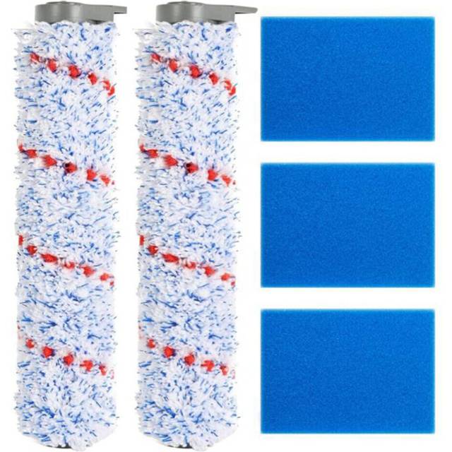 Filter brush roll and pre-filter foam for the IFloor HF10E-01 cordless vacuum cleaner